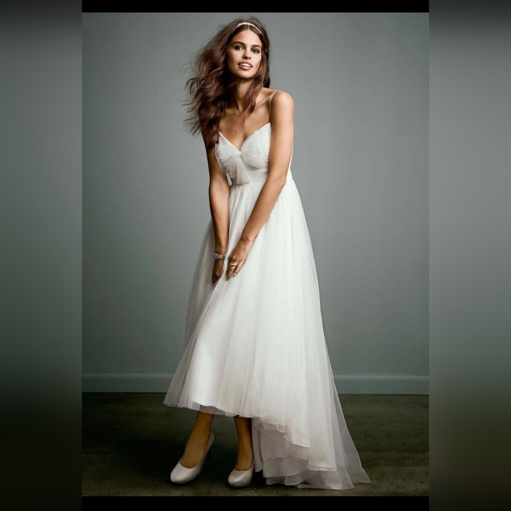 Gorgeous country ballerina tulle chiffon high low dress NEW with tags Orig 499